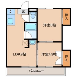 グラムハウスMⅡの物件間取画像